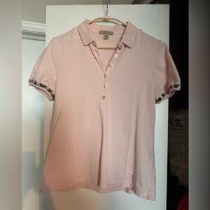 Burberry Light Pink Button Down Shirt